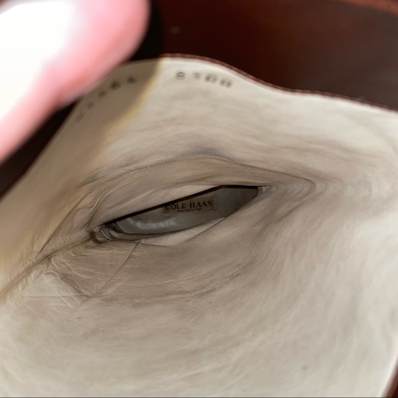 Cole Haan Two Toned Leather Riding Boots NARROW - Picture 9 of 10